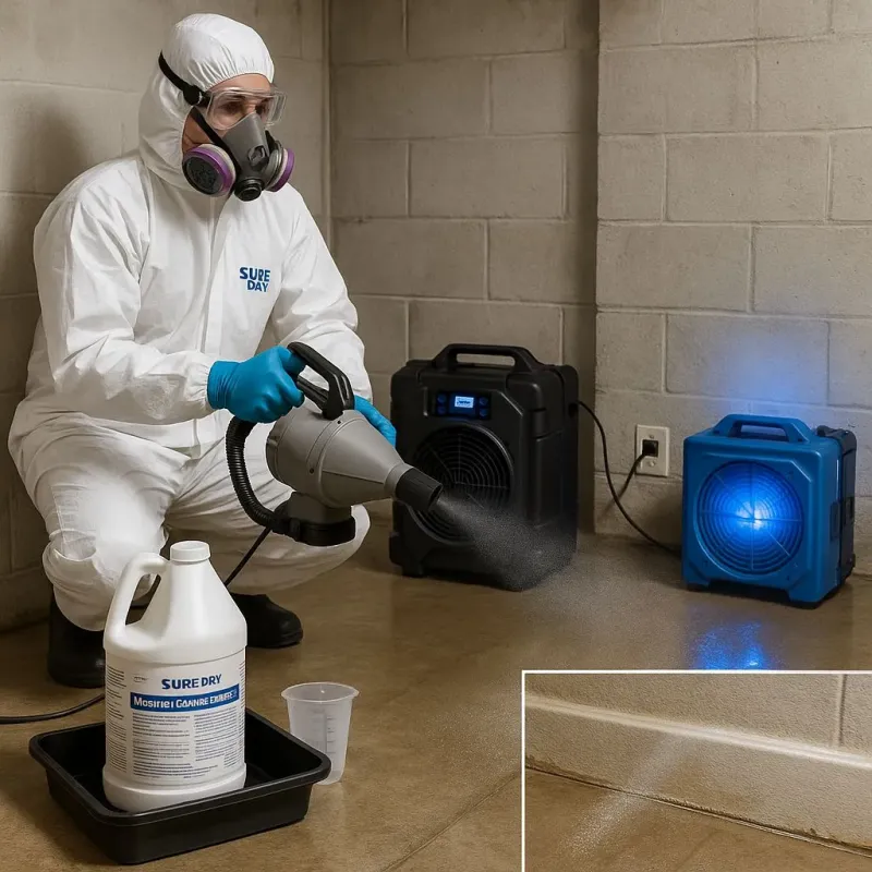 Sanitization and Odor Removal process in New Bern, NC